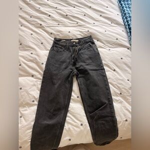 Black Denim Jeans mom style